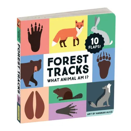 Forest Tracks: What Animal Am I? Lift-The-Flap Board Book